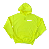 universal love hi-vis hoodie neon yellow