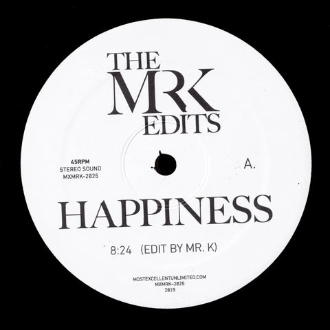 Happiness / As - Edits By Mr. K 12"