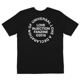 Love Injection Universal Love T-Shirt Unisex Black