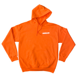 universal love hi-vis hoodie neon orange