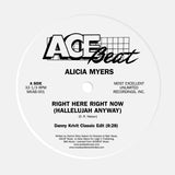 Alicia Myers - Right Here Right Now (Hallelujah Anyway) (The Danny Krivit Mixes) 12"